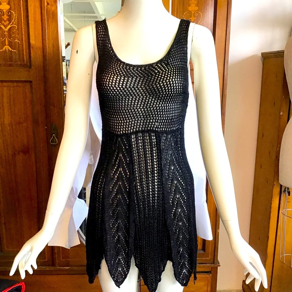 Vintage ANNA SUI mesh tank top size M